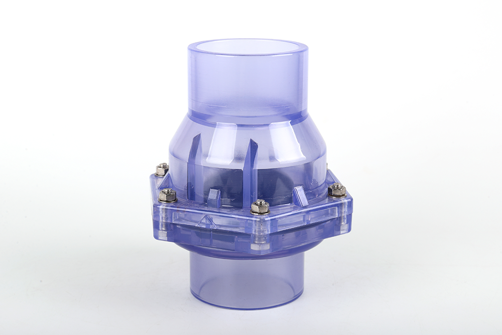 新罗透明翻板式止回阀